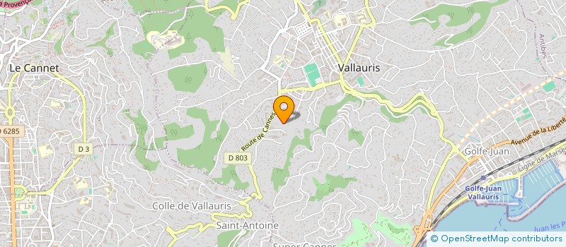 localisation de l'entreprise MONSIEUR AMED ALIA  CAGNES-SUR-MER