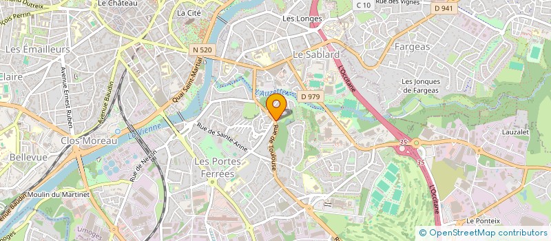 localisation de l'entreprise MONSIEUR AMED CHAHARANE  LIMOGES