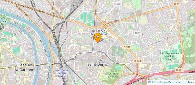 localisation de l'entreprise MONSIEUR AMED YASSIN  SAINT-DENIS