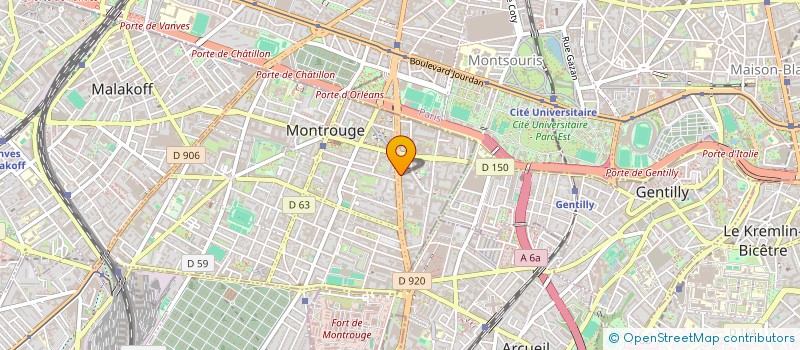 localisation de l'entreprise MONSIEUR AMEDE MIFOUNDOU à MONTROUGE
