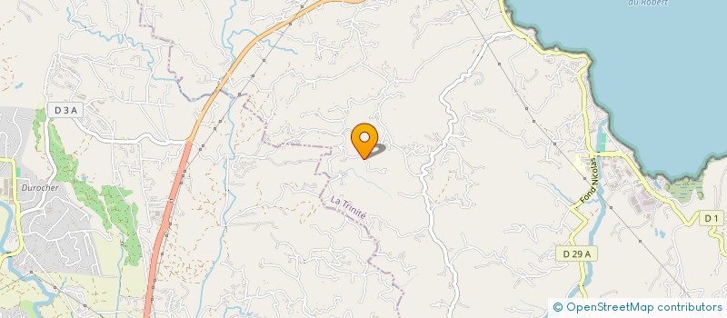 localisation de l'entreprise MONSIEUR AMEDE POGNON  LE ROBERT