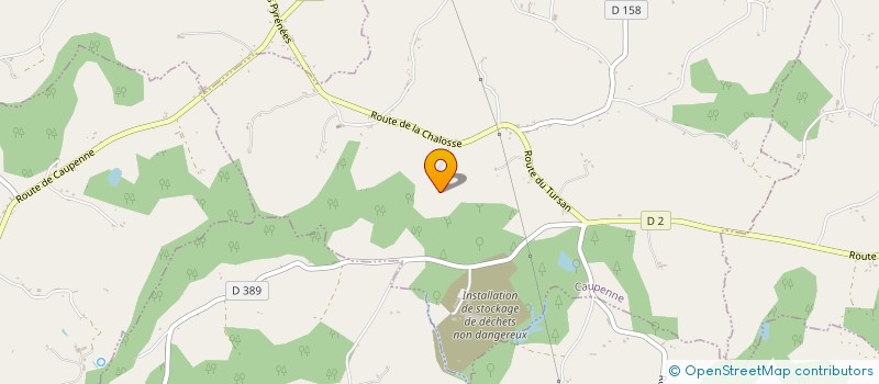 localisation de l'entreprise MONSIEUR AMEDEE BRETHES  LAMOTHE