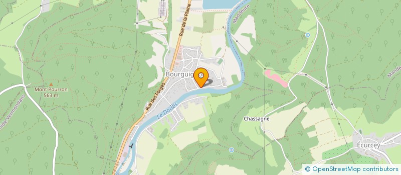 localisation de l'entreprise MONSIEUR AMEDEE BRISCHAUX à PONT-DE-ROIDE-VERMONDANS