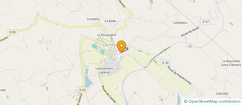 localisation de l'entreprise MONSIEUR AMEDEE CABROL  SAINT-JULIEN-DU-PUY