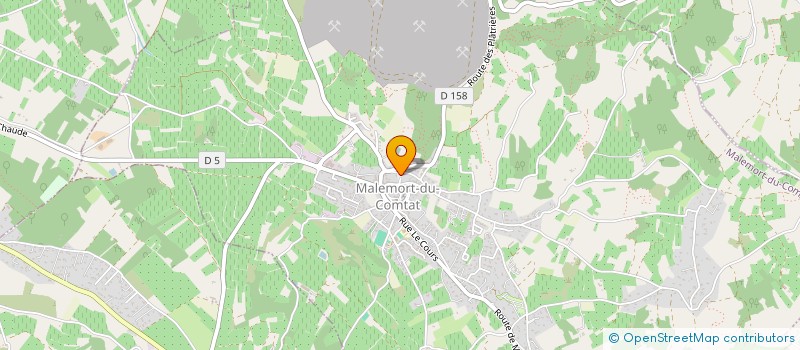 localisation de l'entreprise MONSIEUR AMEDEE CHABANIER  MALEMORT-DU-COMTAT