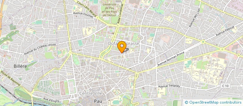 localisation de l'entreprise MONSIEUR AMEDEE DUARTE FERREIRA à PAU