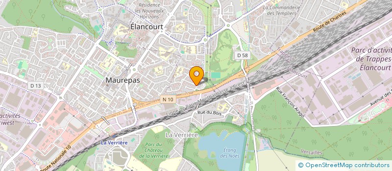 localisation de l'entreprise MONSIEUR AMEDEE GAKUBA  ELANCOURT