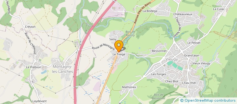 localisation de l'entreprise MONSIEUR AMEDEE GAVARD à ANNECY