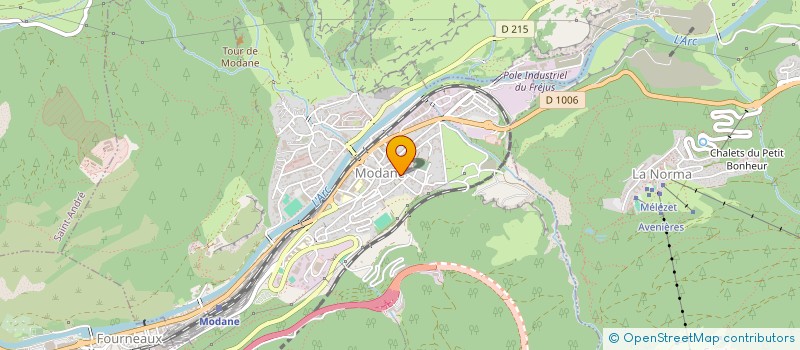 localisation de l'entreprise MONSIEUR AMEDEE GAZZA à MODANE