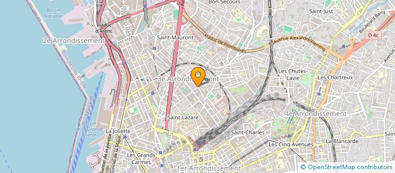 localisation de l'entreprise MONSIEUR AMEDEE HAUSER à MARSEILLE