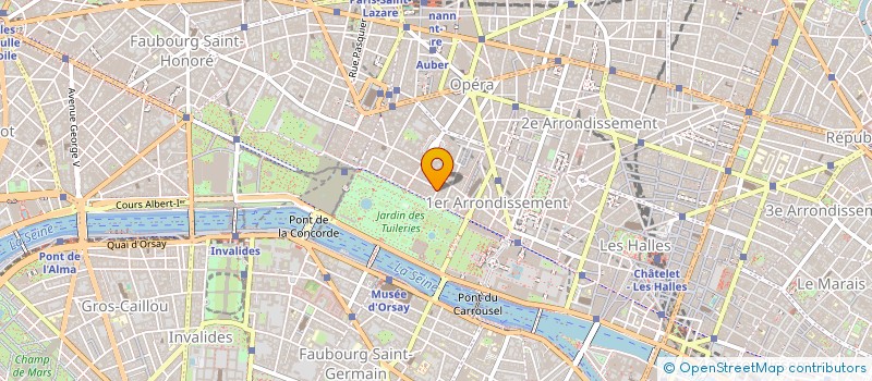 localisation de l'entreprise MONSIEUR AMEDEE MARTIN à PARIS