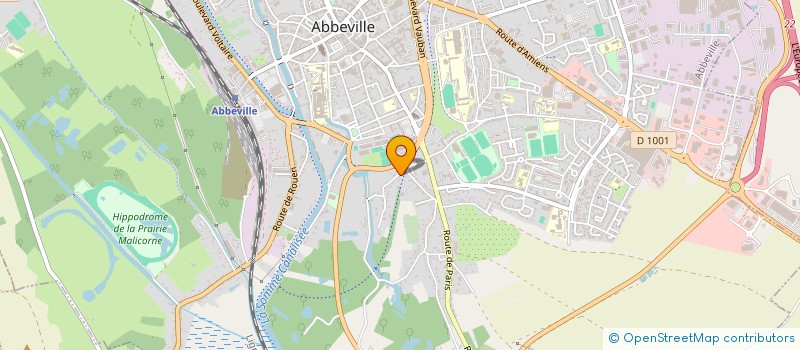 localisation de l'entreprise MONSIEUR AMEDEE MELIN  ABBEVILLE