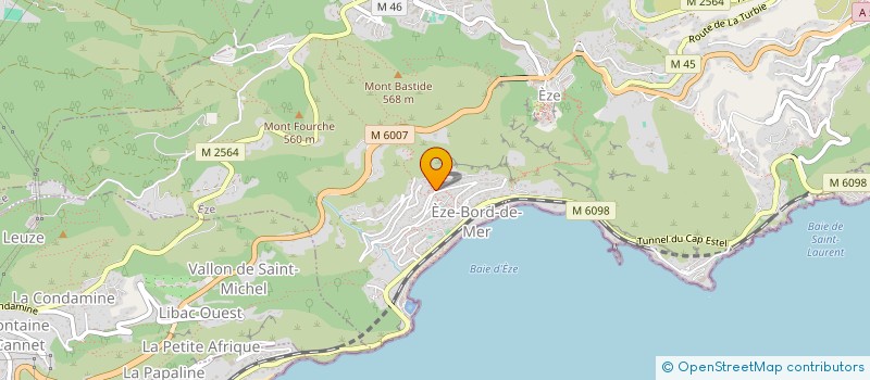 localisation de l'entreprise MONSIEUR AMEDEO CASSINIS  EZE