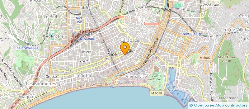 localisation de l'entreprise MONSIEUR AMEDEO COCCO à NICE