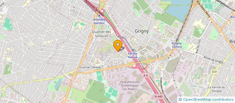 localisation de l'entreprise MONSIEUR AMEDY NIFOUR à GRIGNY