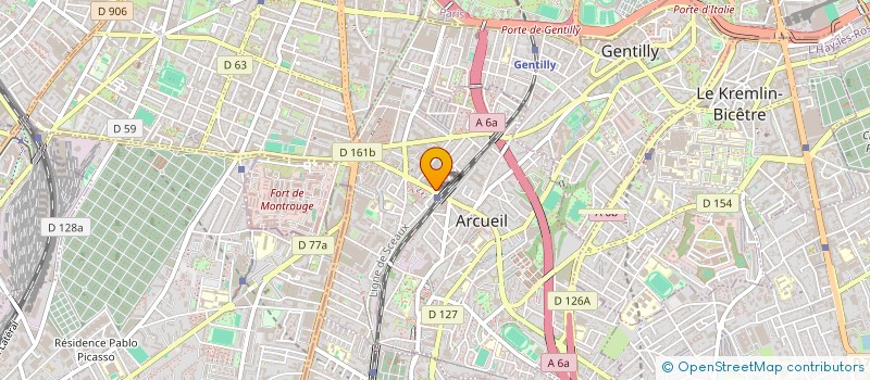 localisation de l'entreprise MONSIEUR AMEER HAMZA  ARCUEIL