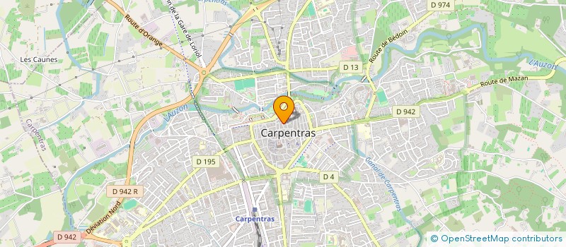 localisation de l'entreprise MONSIEUR AMEERR KHNIIS  CARPENTRAS