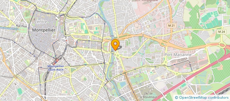 localisation de l'entreprise MONSIEUR AMEL ALLAG à MONTPELLIER