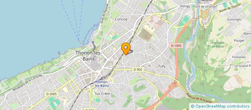 localisation de l'entreprise MONSIEUR AMEL KUCEVIC à THONON-LES-BAINS