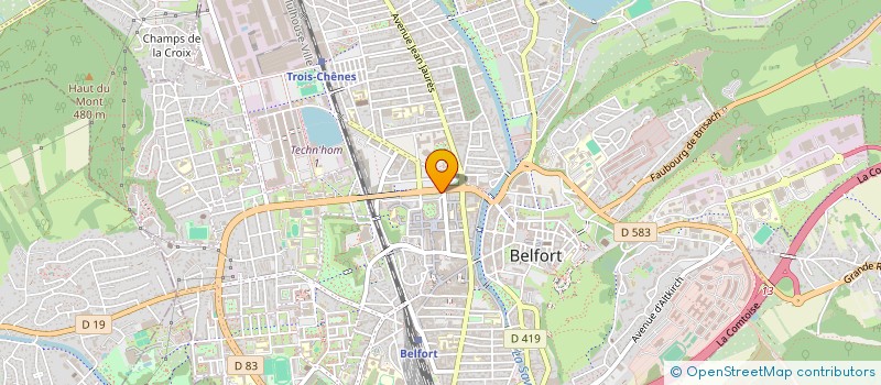 localisation de l'entreprise MONSIEUR AMEL MALKANOVIC à BELFORT