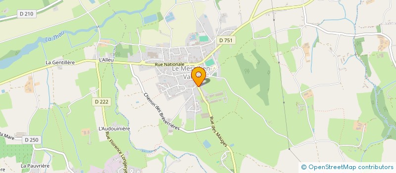 localisation de l'entreprise MONSIEUR AMELIE BRICHETEAU à MAUGES-SUR-LOIRE
