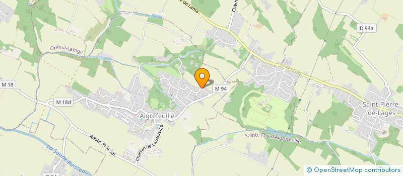 localisation de l'entreprise MONSIEUR AMEN RACHDI  AIGREFEUILLE