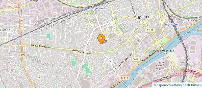 localisation de l'entreprise MONSIEUR AMEN ZAOUGA  ARGENTEUIL