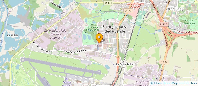 localisation de l'entreprise MONSIEUR AMENOPHIS APHOUMBOULE  SAINT-JACQUES-DE-LA-LANDE