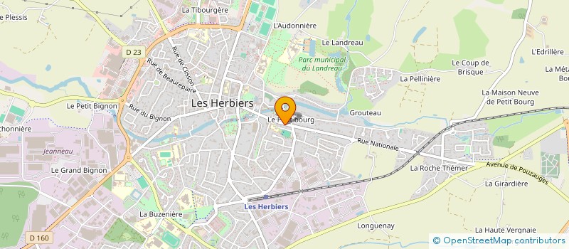 localisation de l'entreprise MONSIEUR AMER AWAD  LES HERBIERS