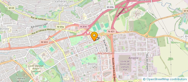 localisation de l'entreprise MONSIEUR AMER BEKTASEVIC  METZ