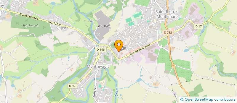 localisation de l'entreprise MONSIEUR AMER GAD à MONTREVAULT-SUR-EVRE