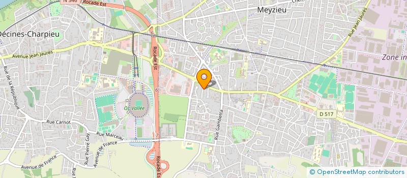 localisation de l'entreprise MONSIEUR AMER GUETTAF  MEYZIEU