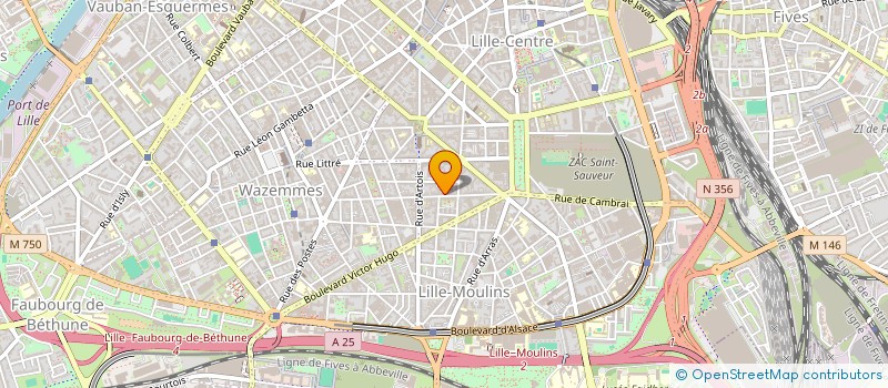 localisation de l'entreprise MONSIEUR AMER JALABIEH à LILLE