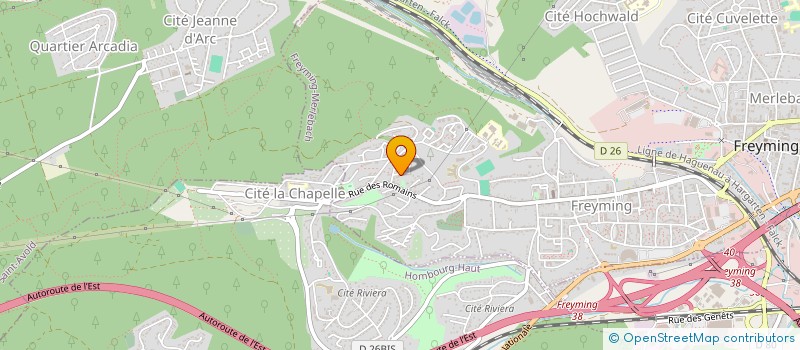 localisation de l'entreprise MONSIEUR AMER KADUSIC  FREYMING-MERLEBACH