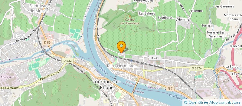 localisation de l'entreprise MONSIEUR AMER MELKI  TAIN-L'HERMITAGE