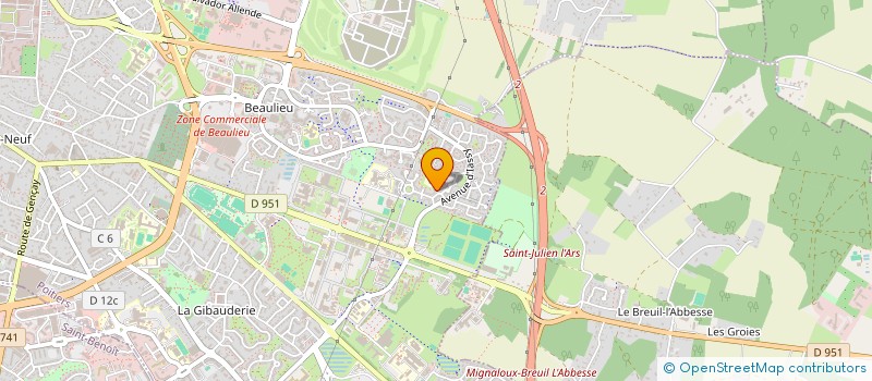 localisation de l'entreprise MONSIEUR AMER OSMAN  POITIERS