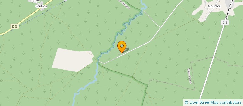 localisation de l'entreprise MONSIEUR AMERICO CARVALHO TEIXEIRA  VILLANDRAUT