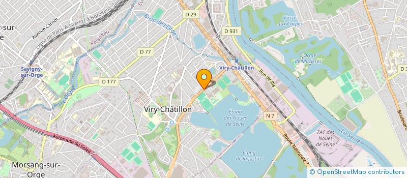 localisation de l'entreprise MONSIEUR AMERICO CRISTINO à VIRY-CHATILLON
