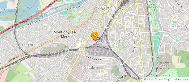 localisation de l'entreprise MONSIEUR AMERKHAN MOHAMADI  MONTIGNY-LES-METZ