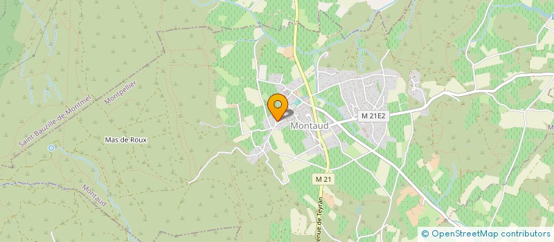 localisation de l'entreprise MONSIEUR AMERY DEURVEILHER  MONTAUD