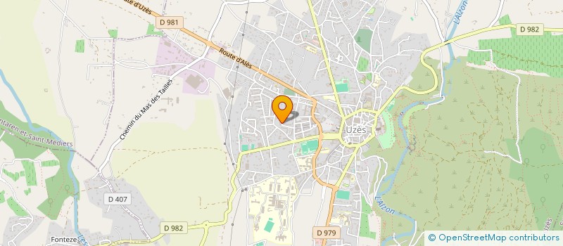 localisation de l'entreprise MONSIEUR AMEUR BADI  UZES