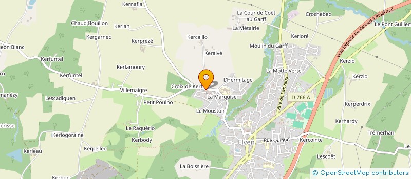 localisation de l'entreprise MONSIEUR AMEUR BELHEDI  ELVEN