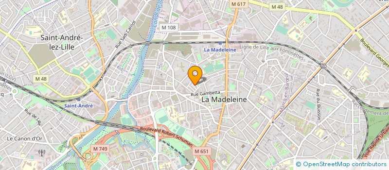localisation de l'entreprise MONSIEUR AMEUR BEN GHEZALA à LA MADELEINE