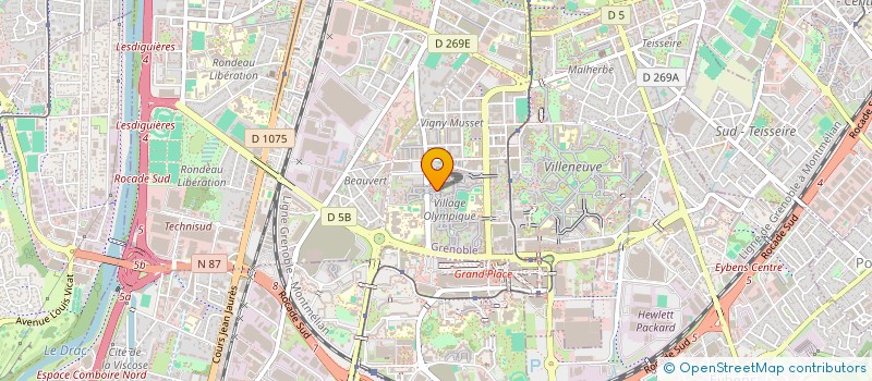 localisation de l'entreprise MONSIEUR AMEUR FALI  GRENOBLE