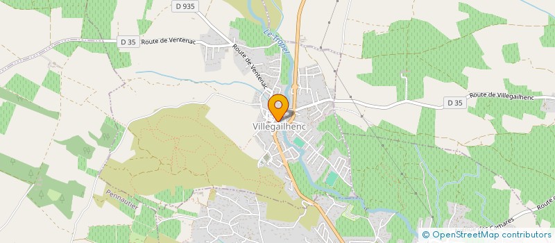 localisation de l'entreprise MONSIEUR AMEUR LAMGHARI  VILLARDONNEL