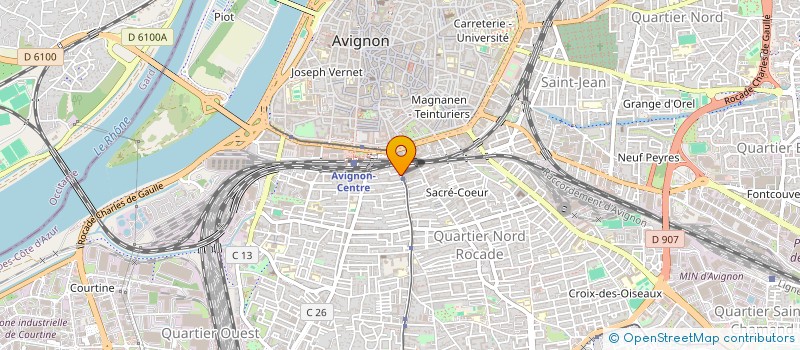 localisation de l'entreprise MONSIEUR AMEUR SELLAI  AVIGNON