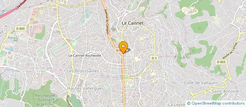 localisation de l'entreprise MONSIEUR AMEUR TRABELSI à LE CANNET