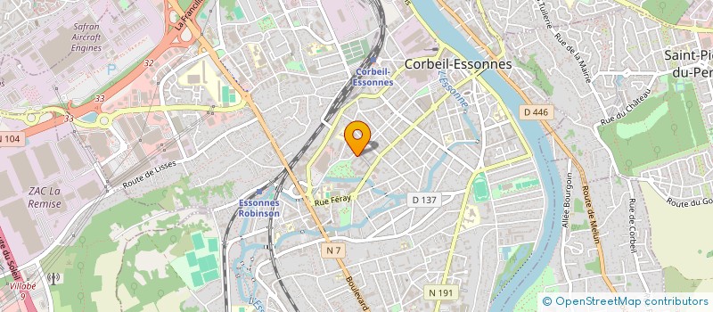 localisation de l'entreprise MONSIEUR AMEVI BANOU à CORBEIL-ESSONNES
