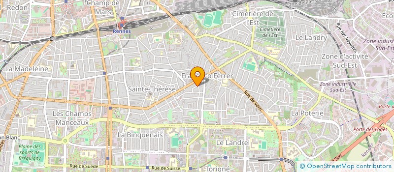 localisation de l'entreprise MONSIEUR AMEWANU BRYAN TEKO  RENNES