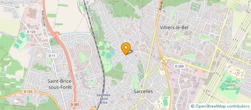 localisation de l'entreprise MONSIEUR AMEZIANE AMRANI  SARCELLES